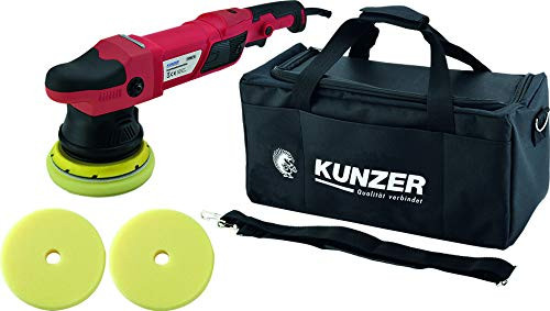 KUNZER 7PME15 - Exzenter-Poliermaschine 950W inkl. 125mm Klettteller Tasche mit Bügel- Haltegriff 2