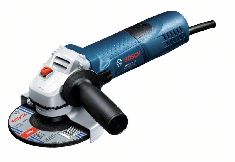 Bosch GWS 7-115 Professional angle grinder (720 W, disc diameter 115 mm, in cardboard box) Winkelschleifer