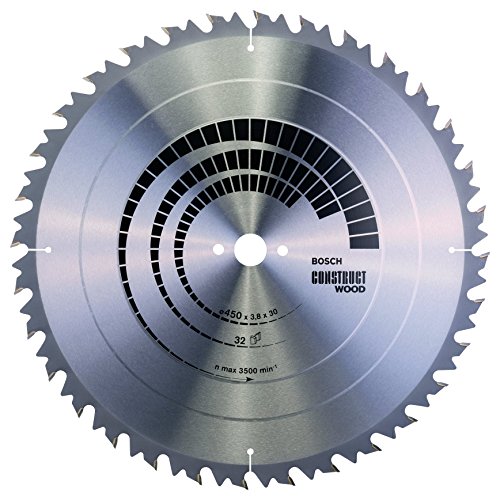 Bosch Professional Kreissägeblatt Construct Wood (Holz, 450 x 30 x 3,8 mm, 32 Zähne, Zubehör Kreissäge)