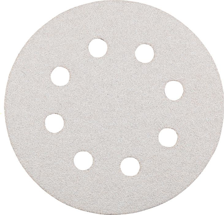 KWB QUICK-STICK Schleifscheiben, HOLZ & LACK, Silberschliff, Ø 125 mm, gelocht, K80 - 495908