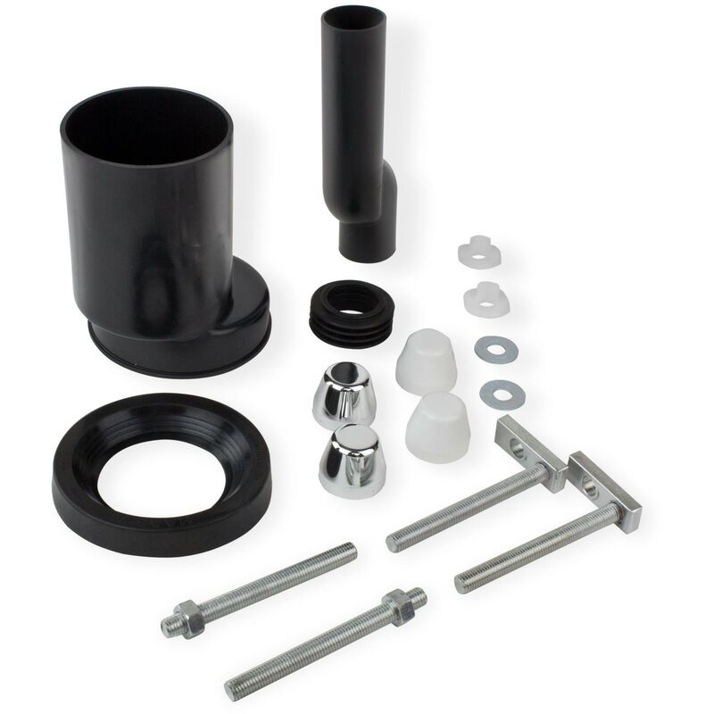 Haas Anschlussgarnitur Ablaufgarnitur DN90 Etagiert Wand WC Pfuscherset