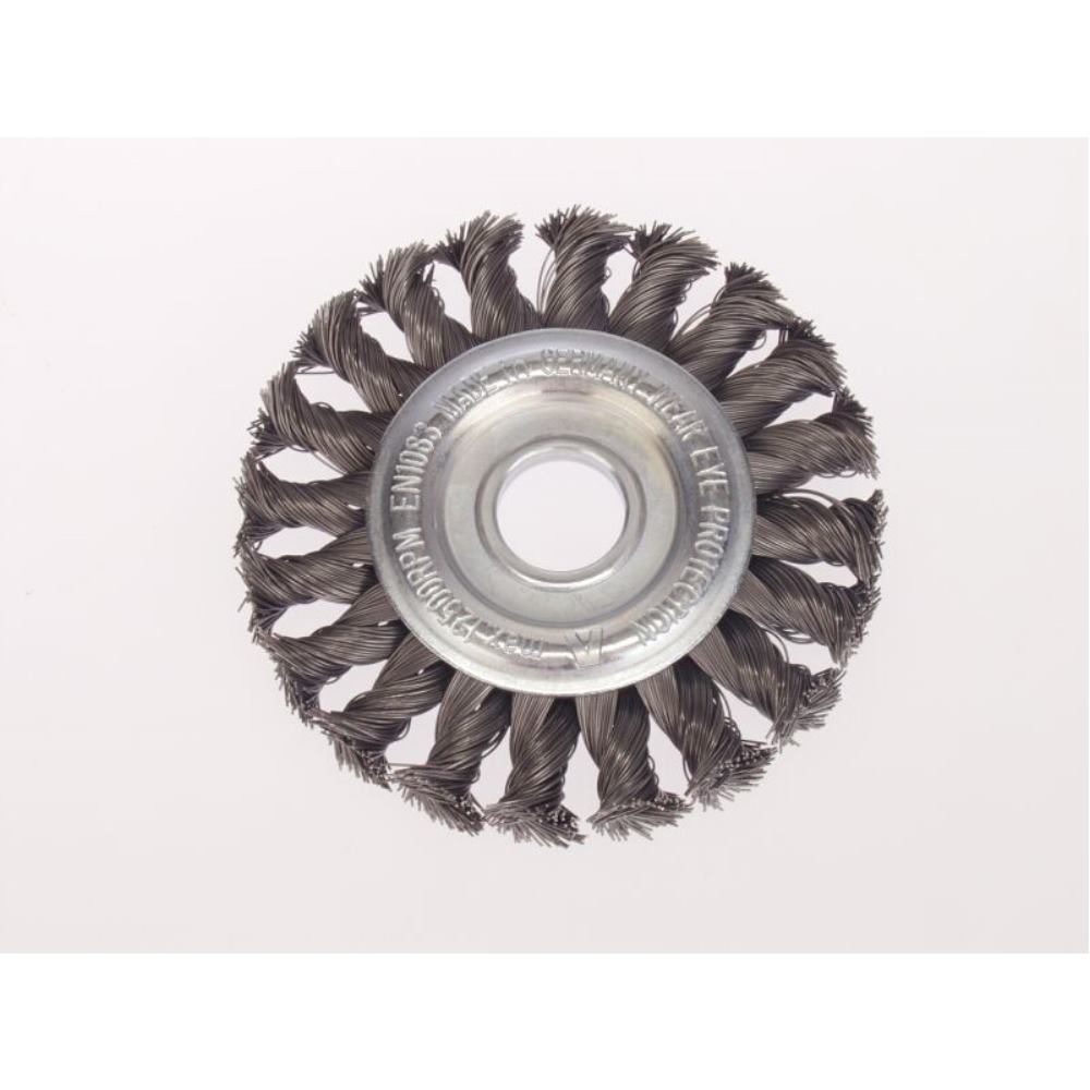 Lessmann Zopf-Rundbürsten Drm 115 x 14 mm 20 Z Stahldraht STH glatt 0,50 mm Bohrung 22,2 mm (472211) - Preisvergleich