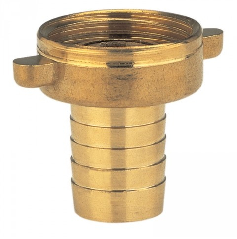 GARDENA Messing-Schlauchverschraubung 2-teilig: Verschraubung aus hochwertigem Messing, 26.5 mm (G 3-4 Zoll)-Gewinde, für 19 mm (3-4 Zoll)-Schläuche (7144-20) Bewässerungszubehör