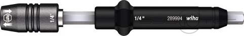Wiha Bithalter für Drehmoment-Schraubendreher mit Quer- oder Pistolengriff (28758) 1-4 mm x 125 mm
