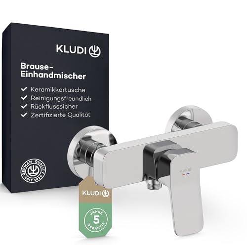 OTTO KLUDI-X3 Spültischarmatur, chrom, mit Keramik-Kartusche und Rückflusssicherung, Wandmontage