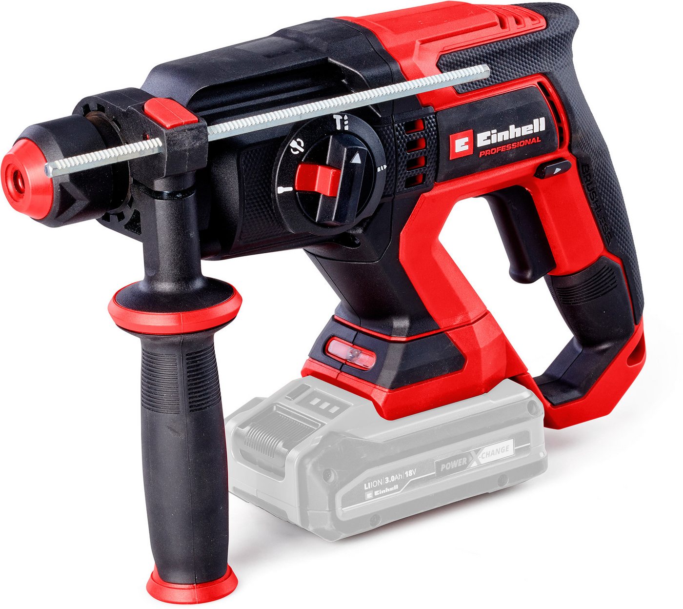 Einhell Akku-Bohrhammer TP-HD 18/22 D Li BL-Solo, Profi-Gerät mit Brushless Motor