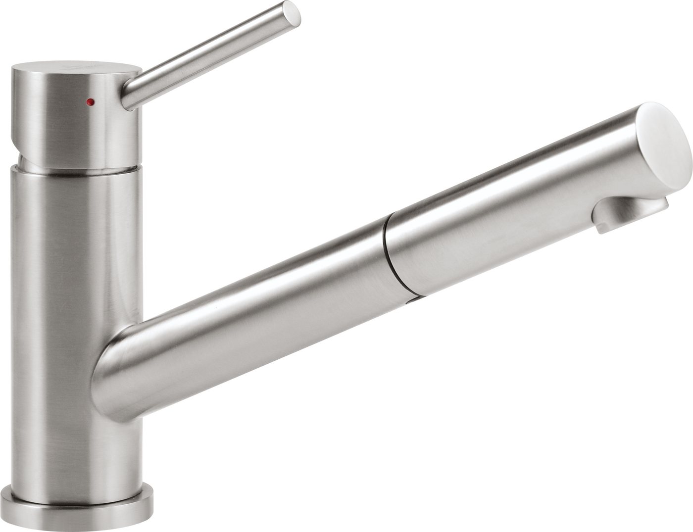 Villeroy & Boch Como Shower, Hochdruck-Küchenarmatur mit ausziehbarer Brause, flexibler Brauseschlauch, wassersparend, Edelstahl massiv mit Anschlussschlauch & Befestigungssatz