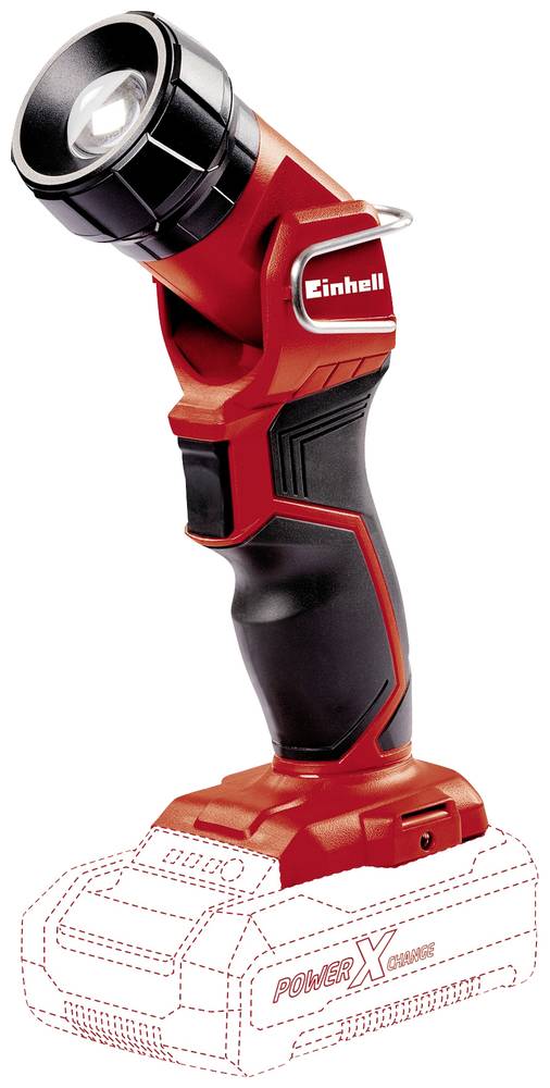 Einhell TC-CL 18 Li H-Solo, Akku-Arbeitsleuchte mit 280 lm, schwenkbarem Leuchtkopf und Power X-Change Kompatibilität