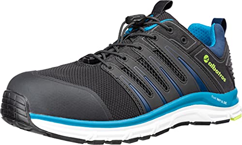 Albatros BREEZE IMPULSE LOW, Sicherheitsschuh in Größe 47, schwarz-blau