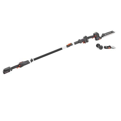Husqvarna Aspire Akku Gras- und Strauchschere S20-P4A, Teleskopschaft, Multifunktionale Präzision, POWER FOR ALL ALLIANCE-Akkusystem, 18V (inkl. Verlängerung, Akku & Ladegerät)