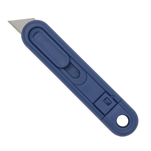 WEDO Cutter Cuttermesser MetDetec, detektierbar und x-Ray-fähig, blau, ergonomisch, TÜV/GS geprüft, rostfreier Edelstahl