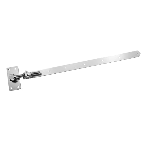 SO-TECH® Torbeschlag Gartentorscharnier, verstellbar aus echt Edelstahl SS304, M20-Gewinde, 770-870 mm Länge