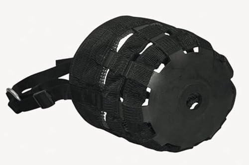 Kerbl Maulkorb Größe Shetty, schwarz, verhindert hastiges Fressen auf der Weide