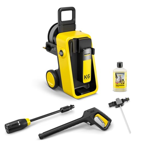 Kärcher Home & Garden K 6 Comfort Premium Hochdruckreiniger, 160 bar, wassergekühlter Motor, 4-in-1-Multi Jet-Strahlrohr, ergonomische G 180 Q COMFORT!Hold Pistole