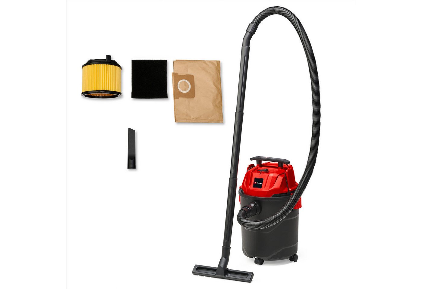 Einhell Nass-Trocken-Sauger TC-VC 1820, 1250 W, 20 Liter Behälter, mit Saugschlauch Ø 36 mm, blau