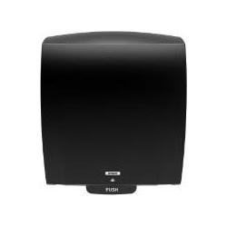 Katrin Papierhandtuchspender Hybrid System 84753, schwarzer Kunststoff, für effiziente Handtrocknung