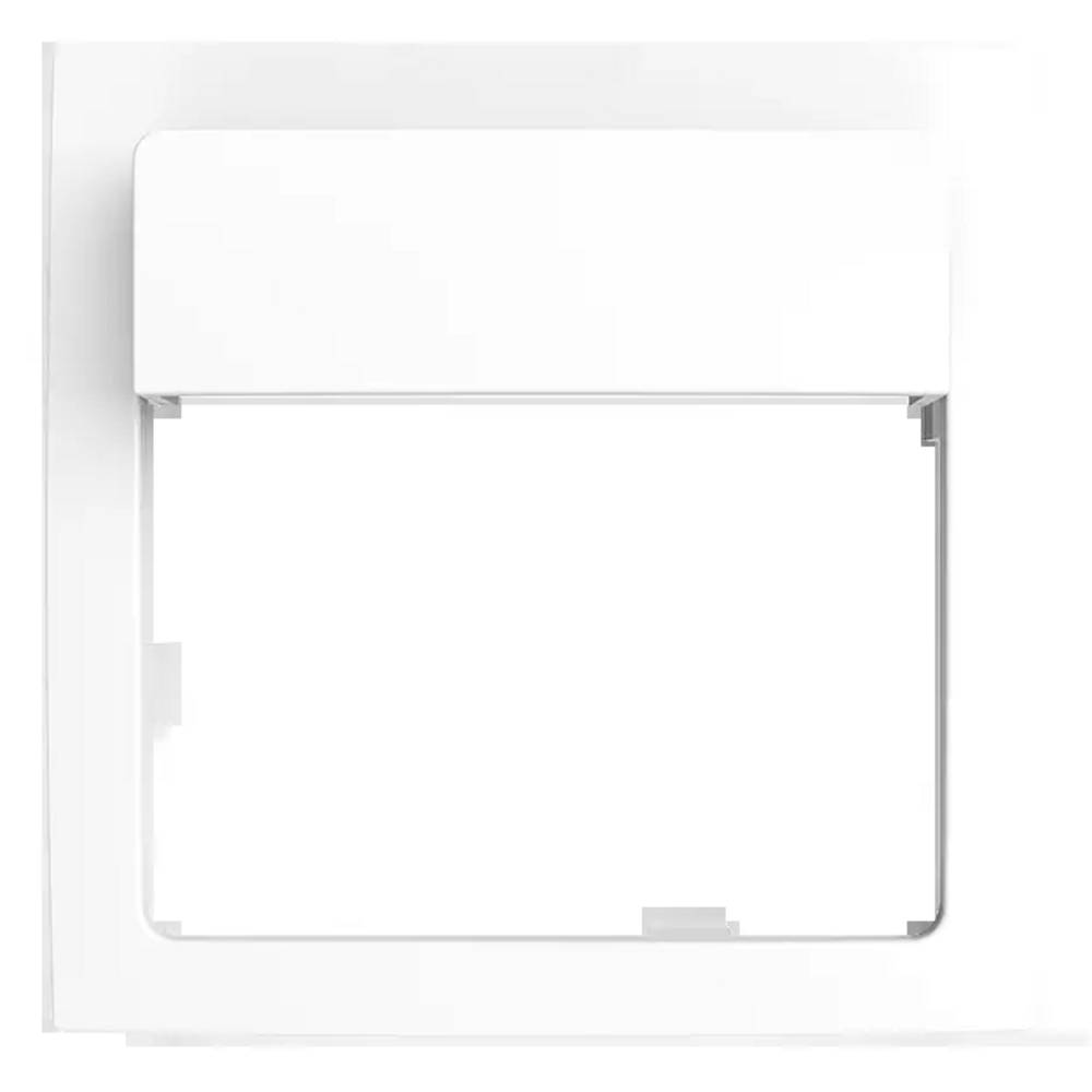 Theben 9070792 Abdeckung Weiß, Ausgleichsrahmen für Berker S.1 mit Tasterabdeckung