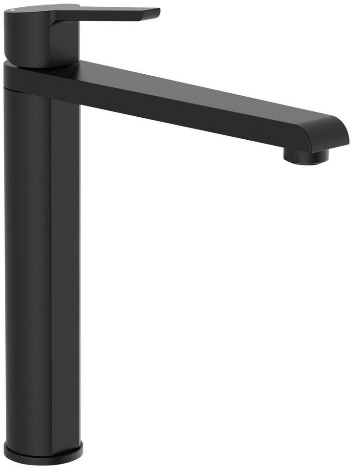 Schütte VITA Spültischarmatur, 360° schwenkbarer Wasserhahn mit CASCADE® SLC Strahlregler, inklusive Montageset