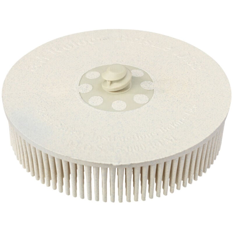 3M Bürstenscheibe RD-ZB D.76,2mm K.80, gelb, ideal zum Entrosten und Entlacken, max. Drehzahl 18000 min-¹, geeignet für Aluminium, INOX, Guss, Stahl, Holz und Kunststoff