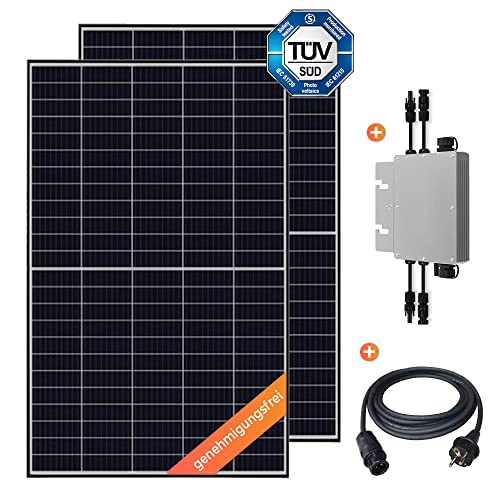VESKA 920 W / 600 W Balkonkraftwerk Photovoltaik Solaranlage Steckerfertig WIFI Smart