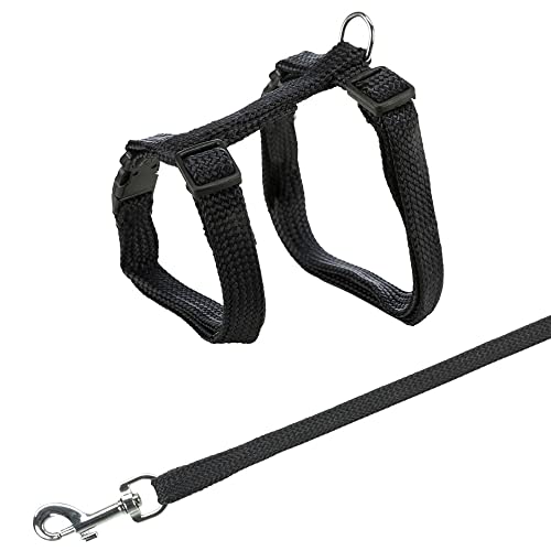 Trixie 4185 Katzengeschirr mit Leine, Nylon, 22–42 cm/10 mm, 1,25 m