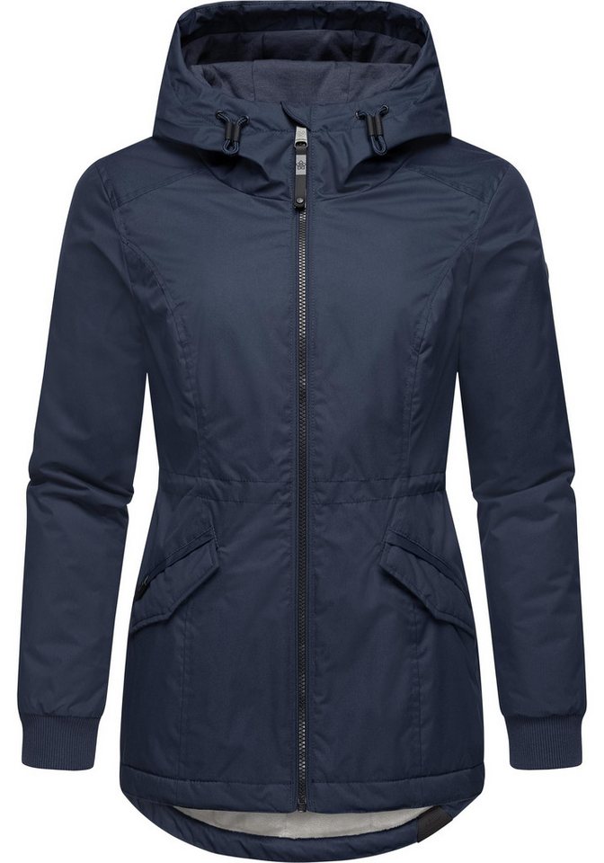 Ragwear Winterjacke Dowey Warm (1-St) - Wasserdicht, weich, Damen, Schwarz