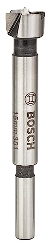 Bosch Accessories Forstnerbohrer 15 mm, Gesamtlänge 90 mm mit Zentrierspitze für genaues Anbohren