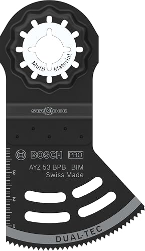 Bosch 5x PRO Multi Material AYZ 53 BPB Blatt für Multifunktionswerkzeuge, für Gipskartonplatte und Holz mit Nägeln, 53 mm, Professional Zubehör Multifunktionswerkzeug