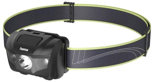 Hama HL200, LED-Stirnlampe mit 4 Modi, ideal zum Joggen und Sport, inkl. Batterien