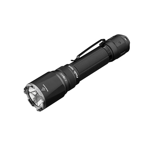 Fenix TK21R, Wiederaufladbare Outdoor- und Sicherheits-Taschenlampe mit 3600 Lumen, 480 m Reichweite, max. 72+ Stunden Laufzeit, Dual-Tasten-Steuerung, 6000 mAh Akku, drehbar, robust und wasserdicht