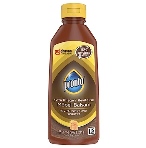 Pronto Möbel-Balsam mit Bienenwachs, 200 ml, Pflege und Revitalisierung für alle Holzarten