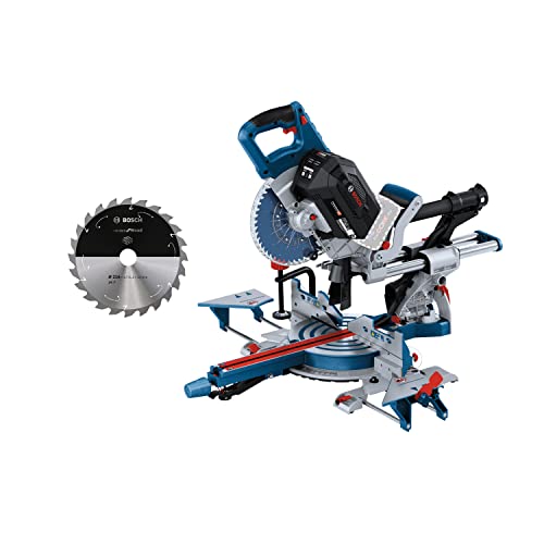 Bosch Professional 18V System BITURBO Akku Kappsäge Gehrungssäge GCM 18V-216 DC (inkl. Sägeblatt-Durchmesser: 216mm, Leistung 1.600 W, ohne Akku/ Ladegerät)