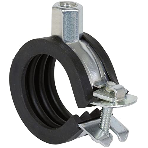 Fischer 562351 Gelenkrohrschelle, Rohrverbinder mit Schnellverschluss, 25 Stück, galvanisch verzinkt, für Rohrdurchmesser 12-66 mm