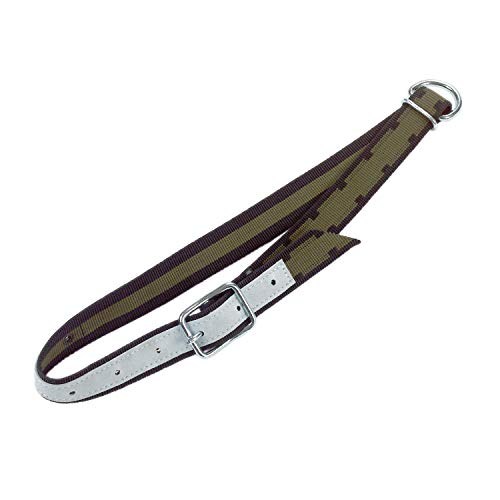 Kerbl Halsband 130x4cm mit Ovalglied und D-Ring