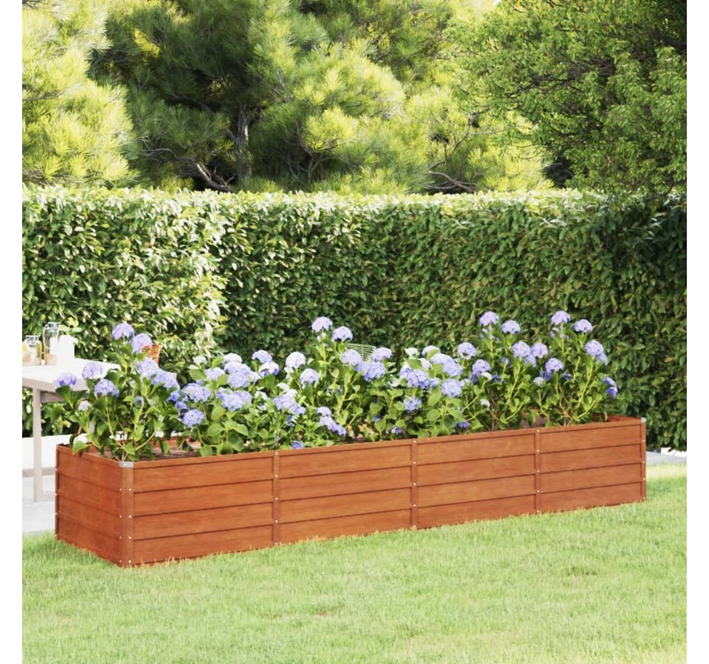 furnicato Hochbeet Rostig 320x80x45 cm Cortenstahl, wetterfest, langlebig, robust