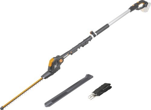 Worx Akku-Teleskop-Heckenschere WG252E.9, 20V, 45cm mit neigbarem Kopf und ergonomischem Griff, ohne Akku und Ladegerät