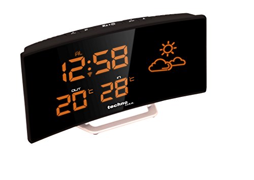 Technoline WS 6832 Wetterstation (CR2032, Schwarz, Silber, 196 mm, 39 mm, 106 mm)