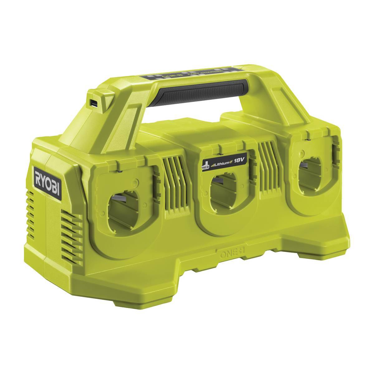 RYOBI Ladestation RC18640 ONE+ für 6 Geräte, Ladegerät, Akku-System