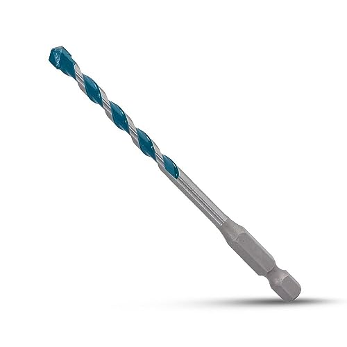 Makita Mehrzweckbohrer Multibohrer 1/4″, Ø 6 mm, 100 mm Länge, geeignet für Fliesen, Holz, Aluminium, Metall