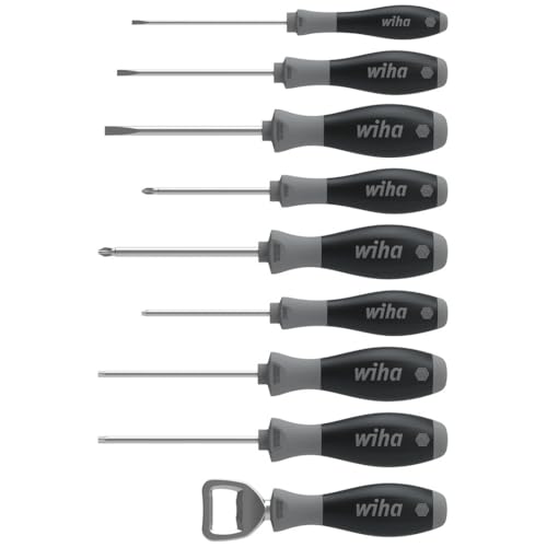 Wiha Schraubendreher Set SoftFinish 85 years, 8,5-tlg. Schlitz, Phillips, Torx mit Jubiläumsdesign