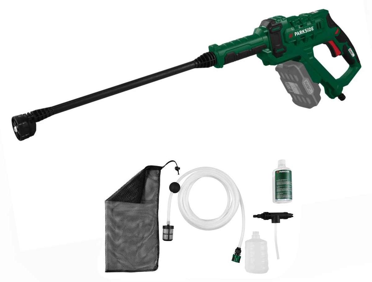 PARKSIDE Akku Druckreiniger PDRA 20-Li, 25 bar max. Druck, 6 Sprüharten, leicht und mobil, ohne Akku und Ladegerät: Tests, Infos & Preisvergleich