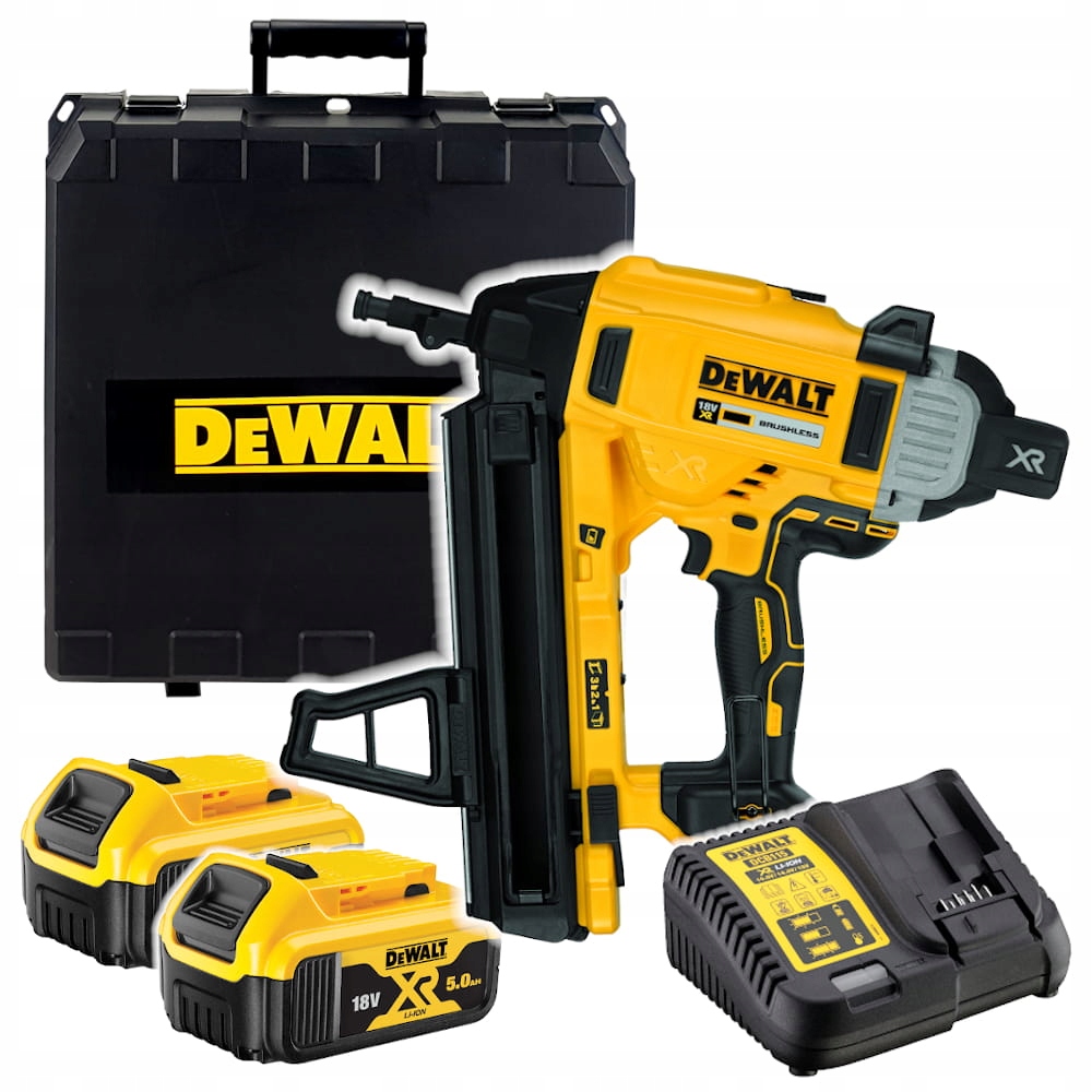 DEWALT DCN890P2-QW DCN890P2-QW-Clavadora de Hormigón sin escobillas XR 18V Li-Ion 5Ah Schwarz Gelb 1
