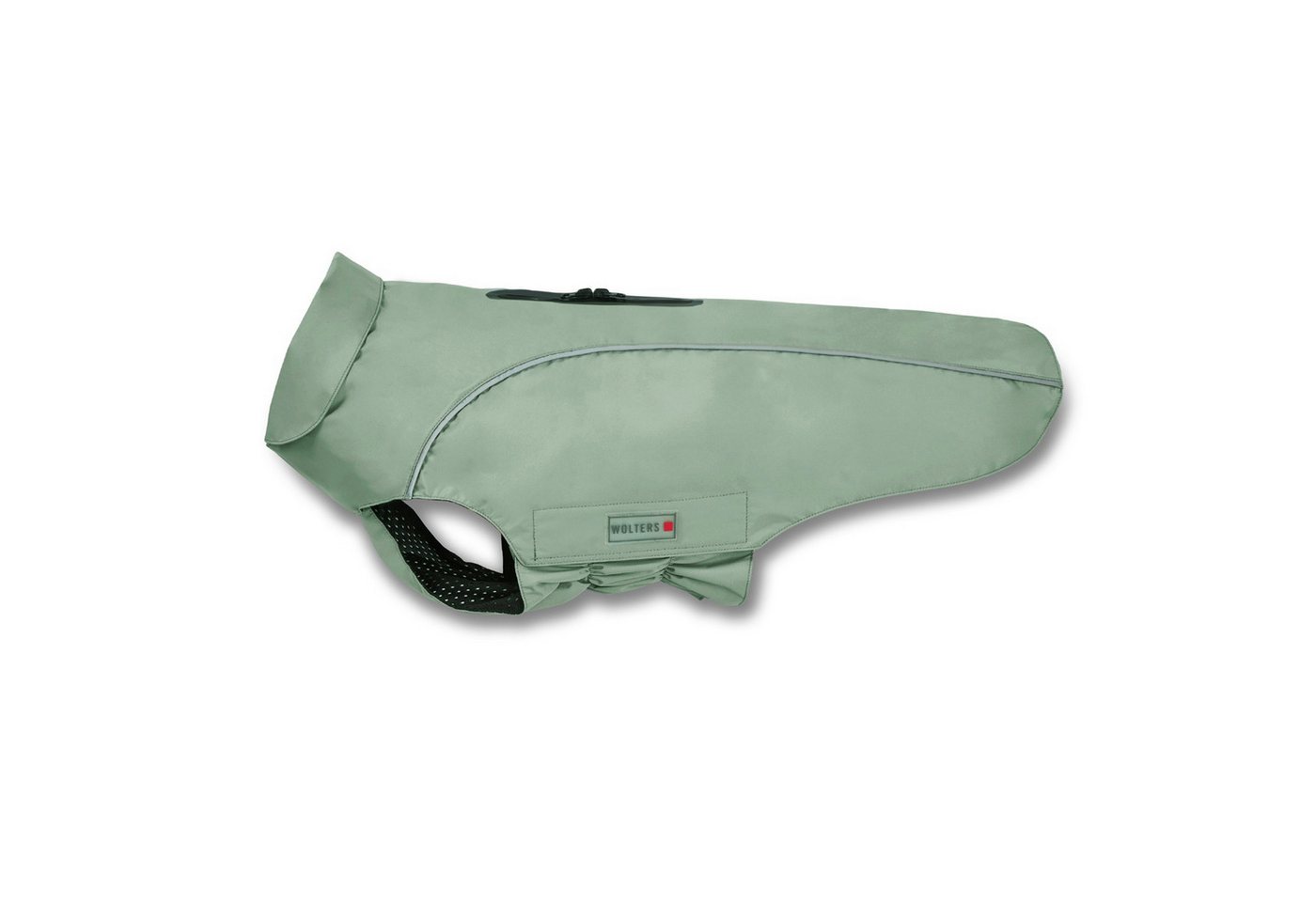 Wolters Hundemantel Regenjacke Easy Rain, wasserdicht bis Wassersäule 10.000 mm, reflektierend, schwarz