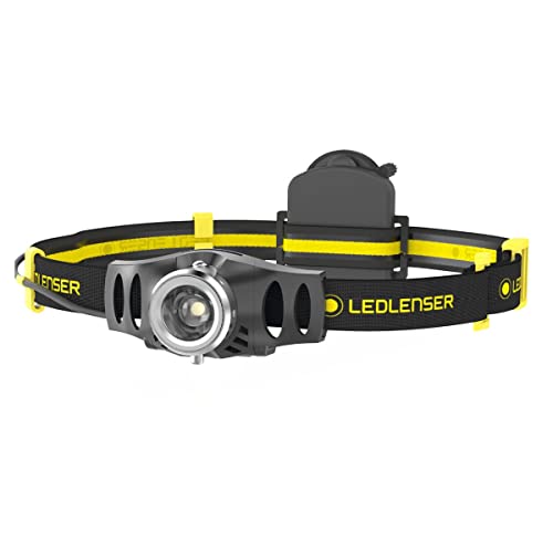 Ledlenser iH3 Professionelle Stirnlampe LED, 120 Lumen, bis zu 60 Stunden Leuchtdauer, 133 Gramm leicht, schwenkbarer Lampenkopf, inkl. Batterien