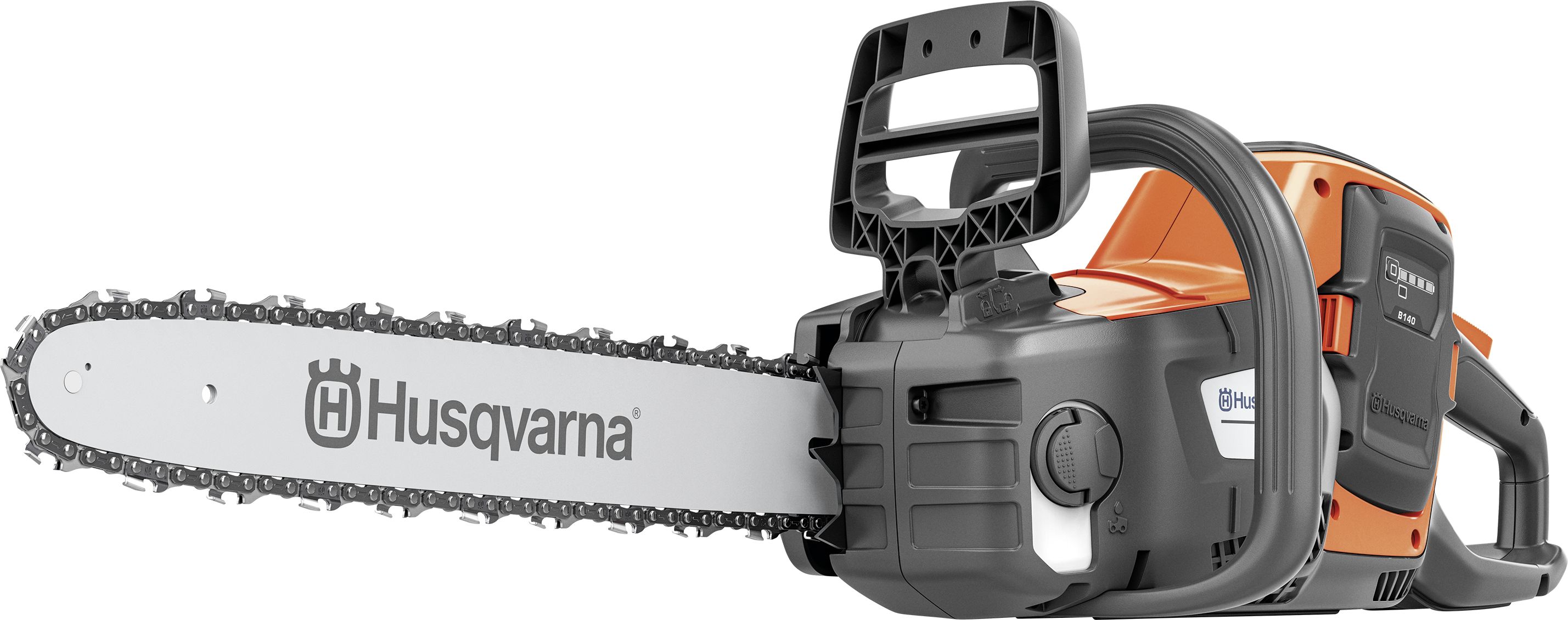 Husqvarna® Akku-Kettensäge "240i", 35 cm Schienenlänge, Max Torque Technology, mit savE™-Sparmodus, sicher durch trägheitsausgelöste Kettenbremse, ohne Akku und Ladegerät