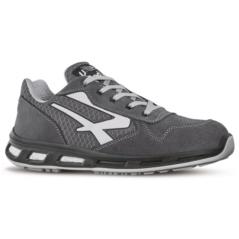 U-Power Halbschuh PUSH, S1P SRC, Gr.38, Veloursleder, atmungsaktiv, Aluminiumkappe