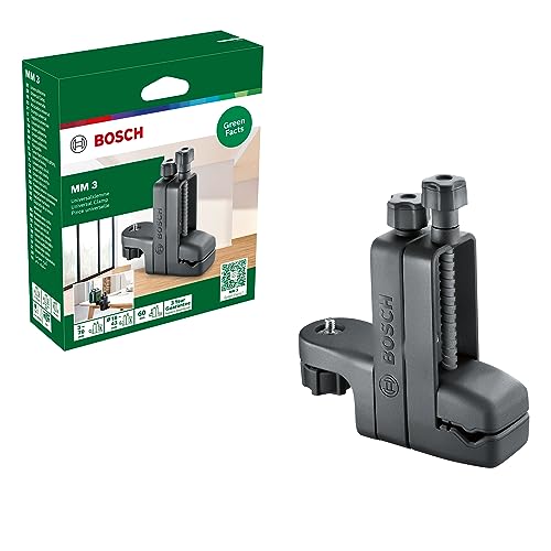 Bosch Stativ MM 3, für Kreuzlinienlaser, präzise Höhenverstellung, drehbare Klemmhalterung, nachhaltiges Produkt