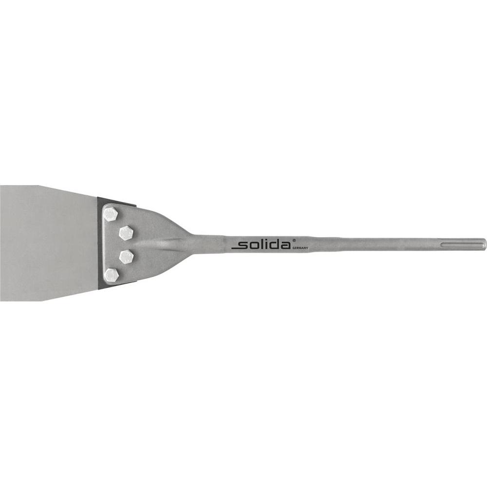 Solida Spachtelmeissel SDS Max M12, flexiblem, auswechselbarem Spachtelblatt, 152 x 635 mm