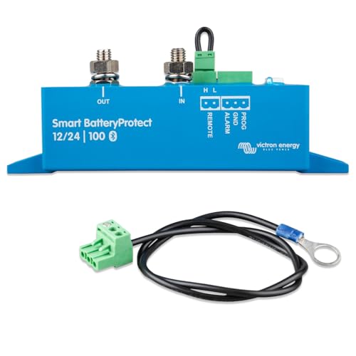 Victron Energy Smart Battery Protect 12/24V-100A BPR110022000, Batterietrenner mit Bluetooth-Programmierung und Überspannungsschutz