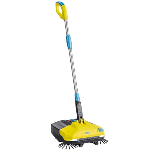 Gloria Haus und Garten EasySweep 18V Kehrmaschine, 40 cm Arbeitsbreite, kraftvoller Akkubetrieb, LED-Beleuchtung, inkl. 4,5 L Auffangbehälter